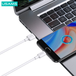 USAMS καλώδιο micro USB σε USB US-SJ607, 2A, 1m, λευκό | Καλώδια - Αντάπτορες | elabstore.gr