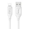 USAMS καλώδιο Lightning σε USB US-SJ618, 2.4A, 1m, λευκό | eLabstore.gr USAMS καλώδιο Lightning σε USB US-SJ618, 2.4A, 1m, λευκό | Καλώδια - Αντάπτορες | elabstore.gr