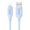 USAMS καλώδιο Lightning σε USB US-SJ618, 2.4A, 1m, μπλε | Καλώδια - Αντάπτορες | elabstore.gr
