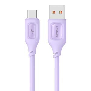 USAMS καλώδιο USB-C σε USB US-SJ619, 3A, 1m, μωβ | Καλώδια - Αντάπτορες | elabstore.gr
