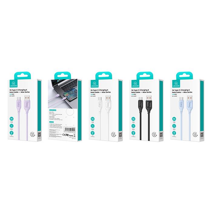 USAMS καλώδιο USB-C σε USB US-SJ619, 3A, 1m, μωβ | eLabstore.gr USAMS καλώδιο USB-C σε USB US-SJ619, 3A, 1m, μωβ | Καλώδια - Αντάπτορες | elabstore.gr