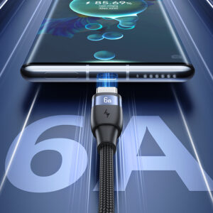 USAMS καλώδιο USB-C σε USB US-SJ630, 6A, 1.2m, μωβ | Καλώδια - Αντάπτορες | elabstore.gr