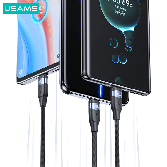 USAMS καλώδιο USB-C σε USB-C US-SJ632, 100W PD, 1.2m, μωβ | eLabstore.gr USAMS καλώδιο USB-C σε USB-C US-SJ632, 100W PD, 1.2m, μωβ | Καλώδια - Αντάπτορες | elabstore.gr