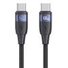 USAMS καλώδιο USB-C σε USB-C US-SJ633, 100W PD, 2m, μαύρο | Καλώδια - Αντάπτορες | elabstore.gr