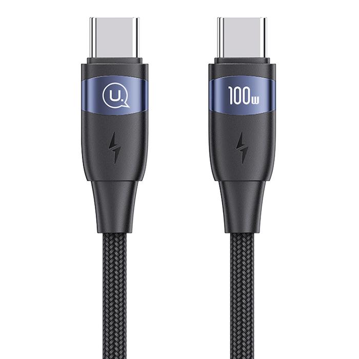 USAMS καλώδιο USB-C σε USB-C US-SJ633, 100W PD, 2m, μαύρο | eLabstore.gr USAMS καλώδιο USB-C σε USB-C US-SJ633, 100W PD, 2m, μαύρο | Καλώδια - Αντάπτορες | elabstore.gr