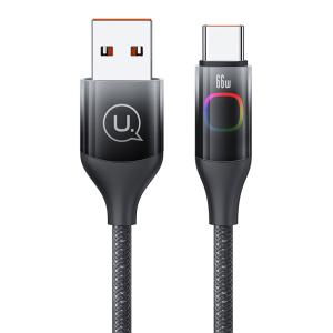 USAMS καλώδιο USB-C σε USB US-SJ636, 66W, 1.2m, μαύρο | Καλώδια - Αντάπτορες | elabstore.gr