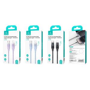 USAMS καλώδιο Lightning σε USB-C US-SJ638, 30W PD, 1.2m, μωβ | eLabstore.gr USAMS καλώδιο Lightning σε USB-C US-SJ638, 30W PD, 1.2m, μωβ | Καλώδια - Αντάπτορες | elabstore.gr