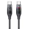 USAMS καλώδιο USB-C σε USB-C US-SJ640, 100W PD, 1.2m, μαύρο | Καλώδια - Αντάπτορες | elabstore.gr