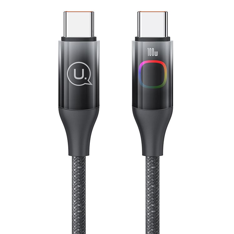 USAMS καλώδιο USB-C σε USB-C US-SJ640, 100W PD, 1.2m, μαύρο | eLabstore.gr USAMS καλώδιο USB-C σε USB-C US-SJ640, 100W PD, 1.2m, μαύρο | Καλώδια - Αντάπτορες | elabstore.gr