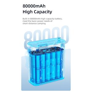 USAMS σταθμός φόρτισης USAMS-ST, καλώδιο, 5 έξοδοι, 130W 80000mAh, μαύρο | Αξεσουάρ κινητών | elabstore.gr