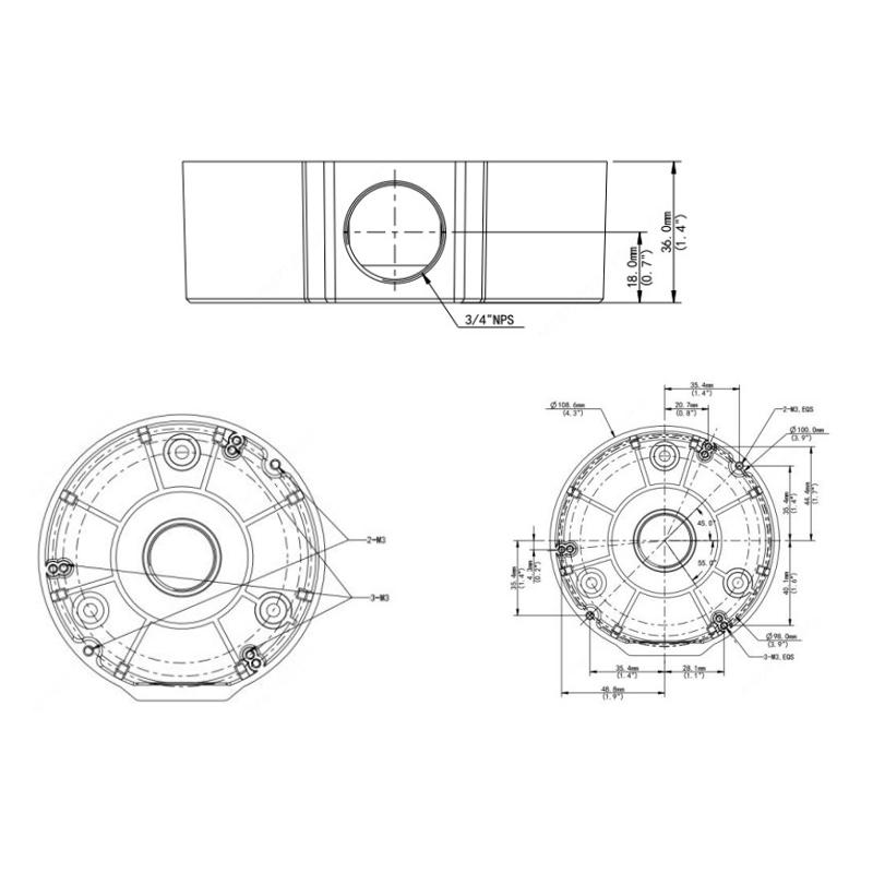 UNIARCH βάση κάμερας TR-JB03-G-IN, μεταλλική, λευκή | eLabstore.gr UNIARCH βάση κάμερας TR-JB03-G-IN, μεταλλική, λευκή | Κάμερες Ασφαλείας | elabstore.gr