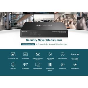 TP-LINK NVR καταγραφικό VIGI NVR1008H-8MP, 8MP, 8 κανάλια PoE, Ver. 1.0 | Κάμερες Ασφαλείας | elabstore.gr