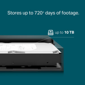 TP-LINK NVR καταγραφικό VIGI NVR1016H, 8MP, 16 κανάλια, Ver. 1.20 | Κάμερες Ασφαλείας | elabstore.gr