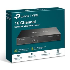 TP-LINK NVR καταγραφικό VIGI NVR1016H, 8MP, 16 κανάλια, Ver. 1.20 | eLabstore.gr