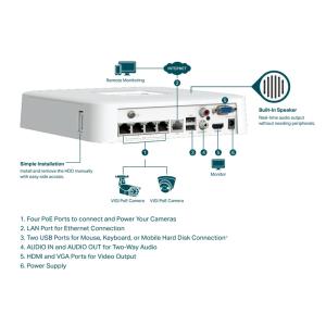 TP-LINK NVR καταγραφικό VIGI NVR1104H-4P, 8MP, 4 κανάλια PoE+, Ver. 1.0 | eLabstore.gr TP-LINK NVR καταγραφικό VIGI NVR1104H-4P, 8MP, 4 κανάλια PoE+, Ver. 1.0 | Κάμερες Ασφαλείας | elabstore.gr