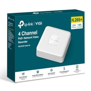 TP-LINK NVR καταγραφικό VIGI NVR1104H-4P, 8MP, 4 κανάλια PoE+, Ver. 1.0 | eLabstore.gr TP-LINK NVR καταγραφικό VIGI NVR1104H-4P, 8MP, 4 κανάλια PoE+, Ver. 1.0 | Κάμερες Ασφαλείας | elabstore.gr