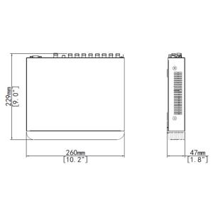 UNIARCH XVR υβριδικό καταγραφικό XVR-116G3, H.265/H.264, 5MP, 16 κανάλια | Κάμερες Ασφαλείας | elabstore.gr
