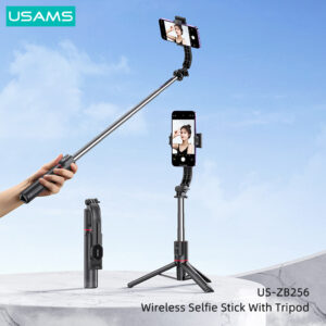 USAMS selfie stick US-ZB256 με τρίποδο, έως 113cm, Bluetooth, μαύρο | eLabstore.gr USAMS selfie stick US-ZB256 με τρίποδο, έως 113cm, Bluetooth, μαύρο | Αξεσουάρ κινητών | elabstore.gr