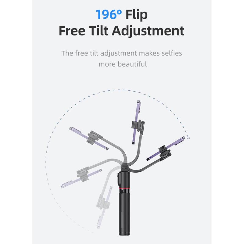 USAMS selfie stick US-ZB256 με τρίποδο, έως 113cm, Bluetooth, μαύρο | eLabstore.gr USAMS selfie stick US-ZB256 με τρίποδο, έως 113cm, Bluetooth, μαύρο - Image 6