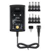 GOOBAY επιτοίχιος φορτιστής 53998 με 8 βύσματα, 3V-12V, 27W, μαύρος | Τροφοδοσία Ρεύματος | elabstore.gr