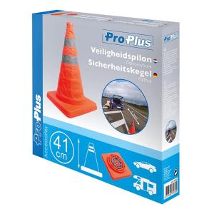 PROPLUS κώνος κυκλοφορίας 540320, πτυσσόμενος, 41cm, πορτοκαλί | Gadgets - Αξεσουάρ | elabstore.gr