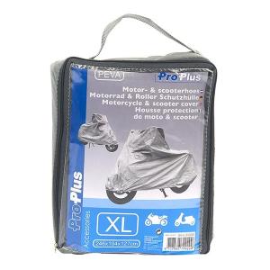 PROPLUS κουκούλα μηχανής 610250 με θήκη, XL 246x104x127cm, ασημί | Gadgets - Αξεσουάρ | elabstore.gr