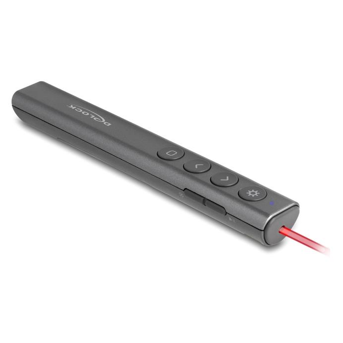 Delock presenter 64250 με laser & πλήκτρα, επαναφορτιζόμενο, 50m, γκρι | eLabstore.gr Delock presenter 64250 με laser & πλήκτρα, επαναφορτιζόμενο, 50m, γκρι | Εικόνα & Ήχος | elabstore.gr