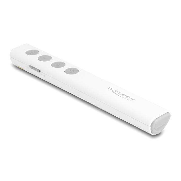 DELOCK τηλεχειριστήριο παρουσιάσεων 64251 με laser & πλήκτρα, 30m, λευκό | eLabstore.gr DELOCK τηλεχειριστήριο παρουσιάσεων 64251 με laser & πλήκτρα, 30m, λευκό | Εικόνα & Ήχος | elabstore.gr