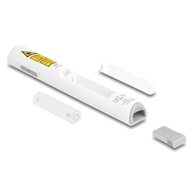 DELOCK τηλεχειριστήριο παρουσιάσεων 64251 με laser & πλήκτρα, 30m, λευκό | eLabstore.gr DELOCK τηλεχειριστήριο παρουσιάσεων 64251 με laser & πλήκτρα, 30m, λευκό | Εικόνα & Ήχος | elabstore.gr