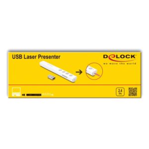 DELOCK τηλεχειριστήριο παρουσιάσεων 64251 με laser & πλήκτρα, 30m, λευκό | eLabstore.gr DELOCK τηλεχειριστήριο παρουσιάσεων 64251 με laser & πλήκτρα, 30m, λευκό | eLabstore.gr