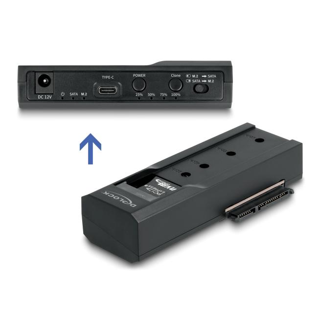DELOCK docking station 64252 για M.2 & 2.5/3.5" SSD/HDD, clone, 10Gbps | eLabstore.gr DELOCK docking station 64252 για M.2 & 2.5/3.5" SSD/HDD, clone, 10Gbps | Συνοδευτικά PC | elabstore.gr