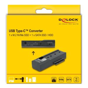 DELOCK docking station 64253 για M.2 & 2.5"/3.5" SSD/HDD, 10Gbps, μαύρο | eLabstore.gr DELOCK docking station 64253 για M.2 & 2.5"/3.5" SSD/HDD, 10Gbps, μαύρο | Συνοδευτικά PC | elabstore.gr