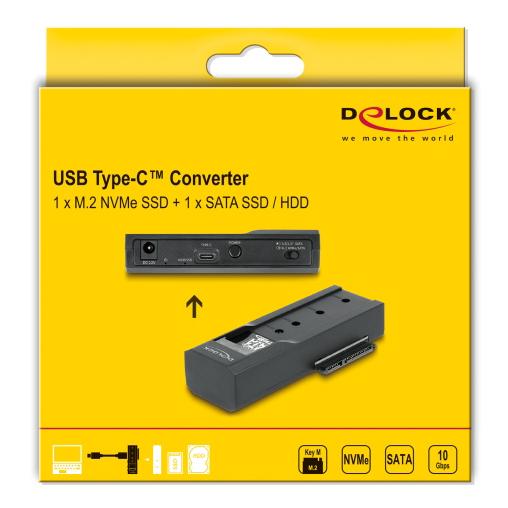 DELOCK docking station 64253 για M.2 & 2.5"/3.5" SSD/HDD, 10Gbps, μαύρο | eLabstore.gr DELOCK docking station 64253 για M.2 & 2.5"/3.5" SSD/HDD, 10Gbps, μαύρο | Συνοδευτικά PC | elabstore.gr