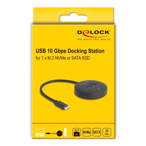 DELOCK docking station 64254 για M.2 NVMe/SATA SSD, 10Gbps, μαύρο | eLabstore.gr DELOCK docking station 64254 για M.2 NVMe/SATA SSD, 10Gbps, μαύρο | Συνοδευτικά PC | elabstore.gr
