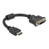 DELOCK αντάπτορας HDMI σε DVI 65206, 4K/30Hz, 20cm, μαύρος | Καλώδια - Αντάπτορες | elabstore.gr