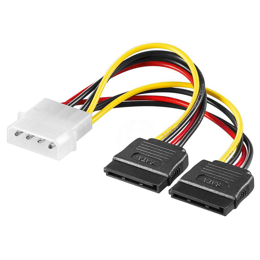 GOOBAY καλώδιο τροφοδοσίας 4 pin σε 2x SATA 68524, 0.13m | eLabstore.gr GOOBAY καλώδιο τροφοδοσίας 4 pin σε 2x SATA 68524, 0.13m | Καλώδια - Αντάπτορες | elabstore.gr