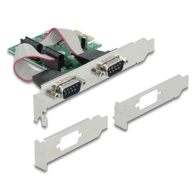DELOCK κάρτα επέκτασης PCIe σε 2x RS-232 90007 | eLabstore.gr DELOCK κάρτα επέκτασης PCIe σε 2x RS-232 90007 | PC & Αναβάθμιση | elabstore.gr