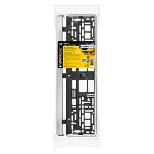 MOJE AUTO πλαίσιο πινακίδας αυτοκινήτου 93-036, 17.5x1.4x52.6cm, μαύρο | Gadgets - Αξεσουάρ | elabstore.gr