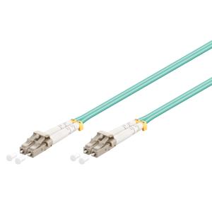 GOOBAY καλώδιο οπτικής ίνας LC-UPC 95752, Multimode OM3, 3m, τιρκουάζ | Καλώδια - Αντάπτορες | elabstore.gr