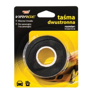 MOJE AUTO κολλητική ταινία διπλής όψεως 96-023, 12mm, 2m, μαύρη | Εργαλεία | elabstore.gr