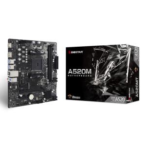 BIOSTAR μητρική A520MT, 2x DDR4, AM4, USB 3.2, uATX, GbE LAN, 7.1CH | PC & Αναβάθμιση | elabstore.gr
