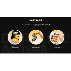 DURACELL μπαταρίες ακουστικών βαρηκοΐας Activair 13, 1.45V, 6τμχ | Μπαταρίες | elabstore.gr