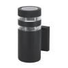 DIOLED φωτιστικό τοίχου D78717, E27, μεταλλικό, 20x9x15.5cm, IP54, μαύρο | Φωτισμός | elabstore.gr