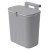 HOME USE κάδος απορριμμάτων HUH-0152, 9lt, 26x16x29cm, γκρι | Οικιακός εξοπλισμός | elabstore.gr
