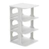 HOME USE παπουτσοθήκη HUH-0154, 4 θέσεων, 24.5x26.5x45cm, γκρι | Οικιακός εξοπλισμός | elabstore.gr