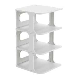 HOME USE παπουτσοθήκη HUH-0154, 4 θέσεων, 24.5x26.5x45cm, γκρι | Οικιακός εξοπλισμός | elabstore.gr
