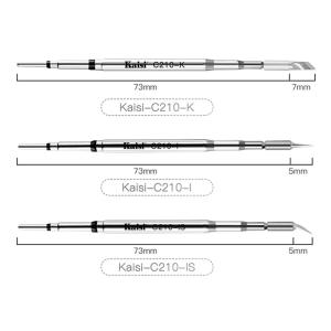 KAISI σετ soldering tip C210, τύπου I/IS/K, 3τμχ | Εργαλεία | elabstore.gr