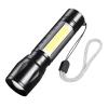 LTC φορητός φακός LED LXLL250, επαναφορτιζόμενος, 450lm, IP65, μαύρος | Φωτισμός | elabstore.gr