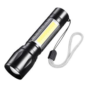 LTC φορητός φακός LED LXLL250, επαναφορτιζόμενος, 450lm, IP65, μαύρος | Φωτισμός | elabstore.gr