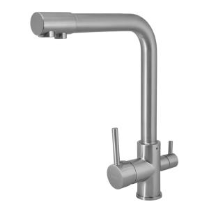 BRUNO μπαταρία πάγκου κουζίνας M54510-207, τρίοδη, αναμεικτική, ασημί | Οικιακός εξοπλισμός | elabstore.gr